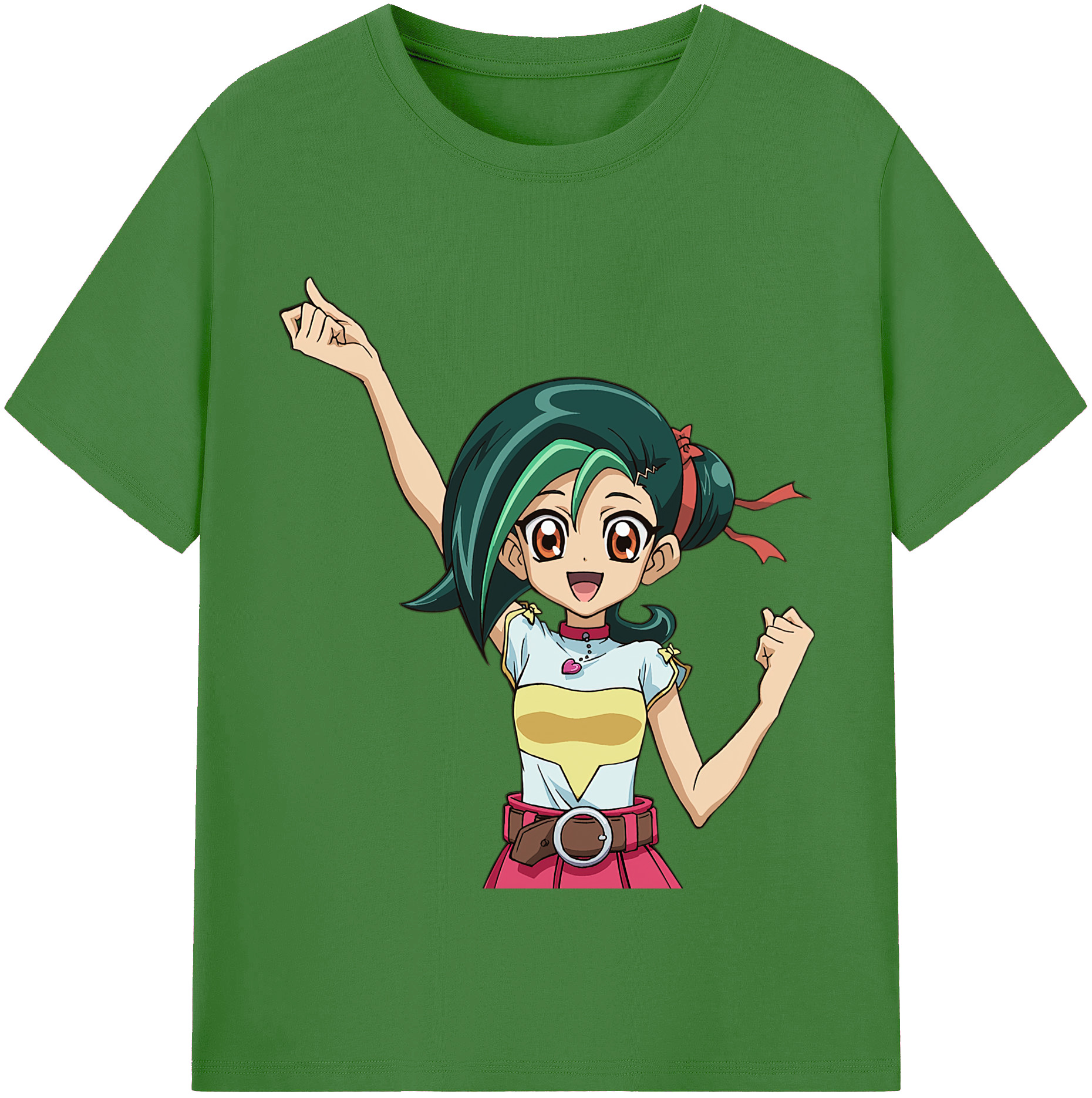 （画像用） 遊☆戯☆王 Yu-Gi-Oh! レディースカジュアルプリントTシャツ（綿100％）